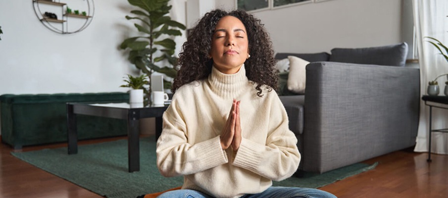 Mindful woman